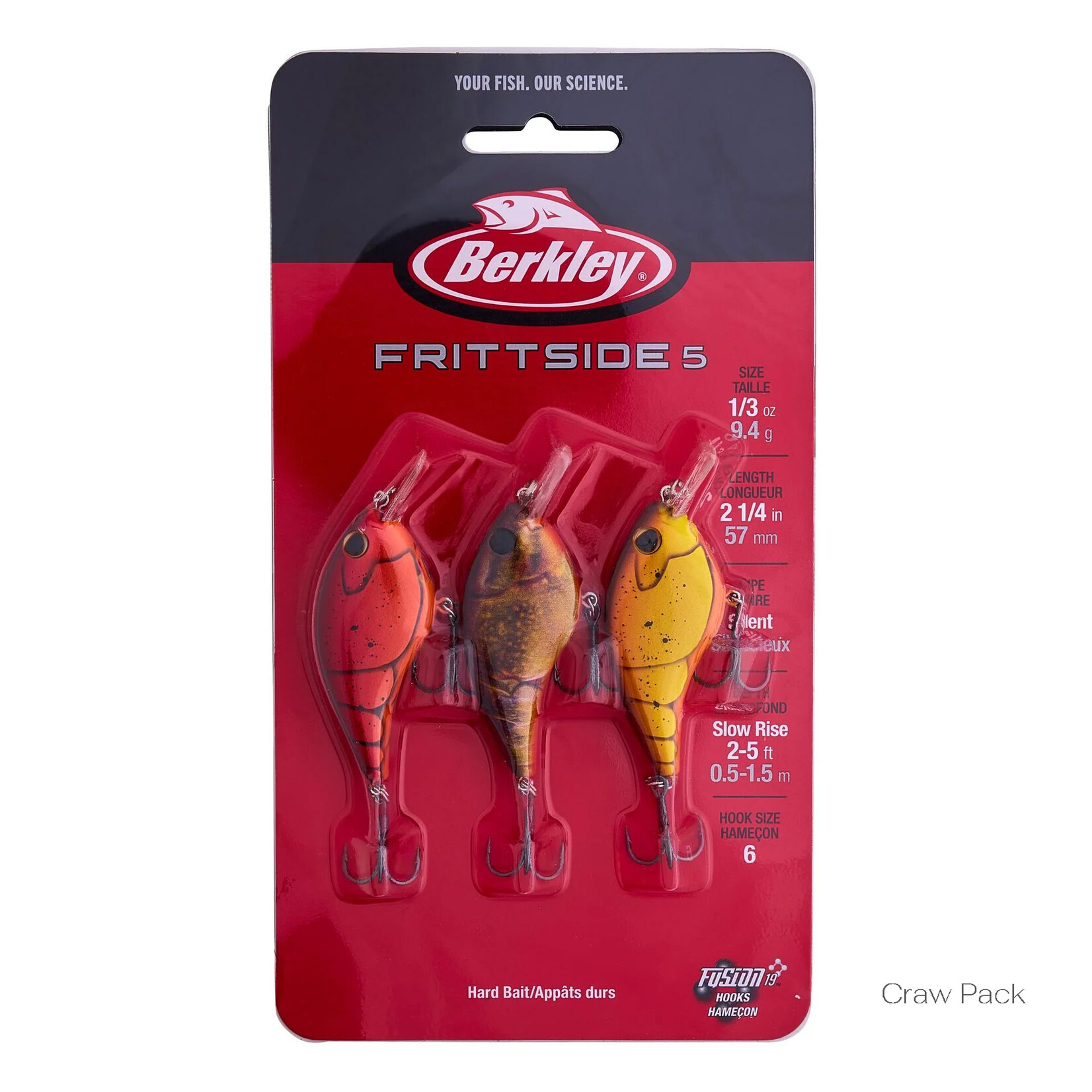 Berkley Frittside5 3 Pack Kit
