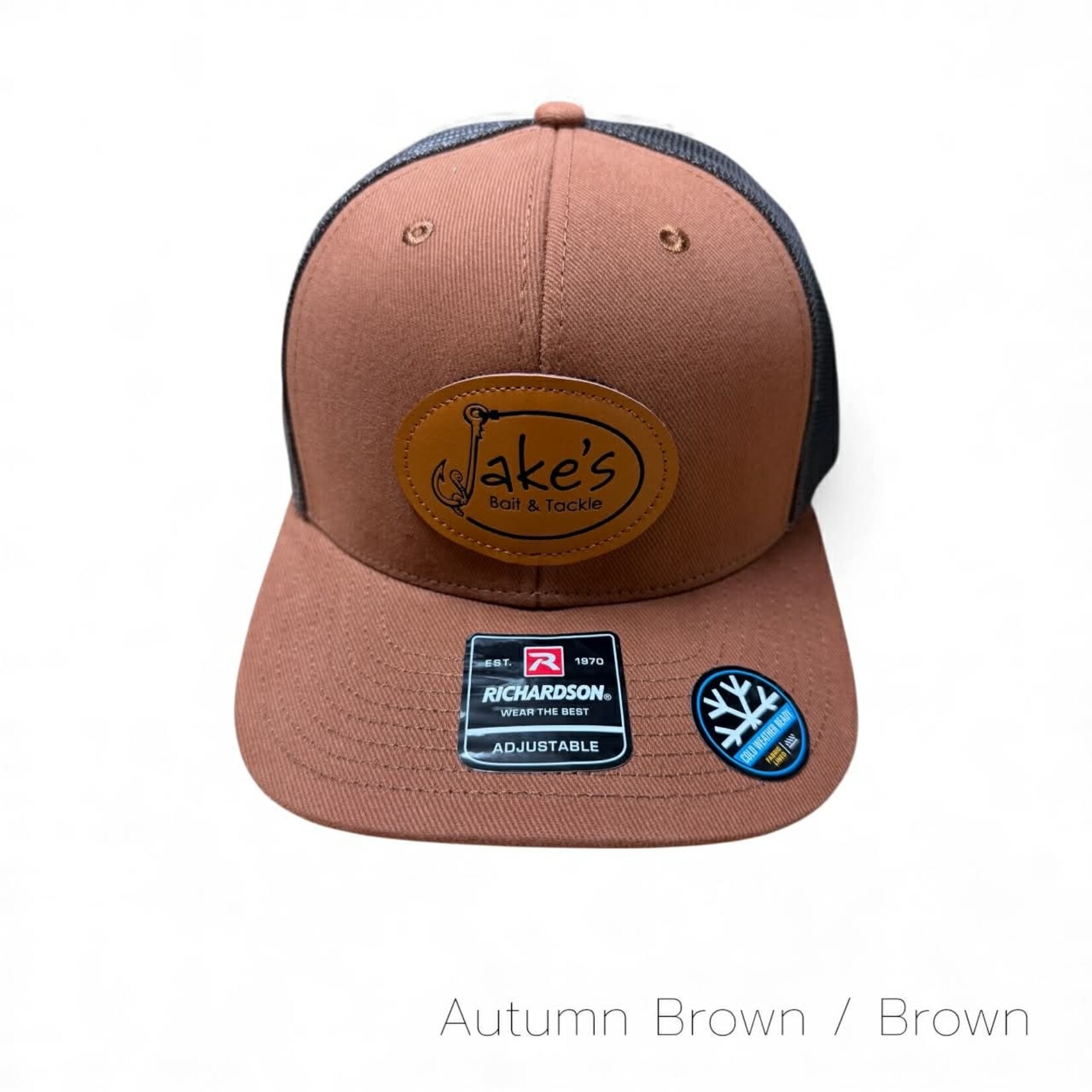 Jake's Bait Jake's Oval Leather Patch Hat (Richardson)