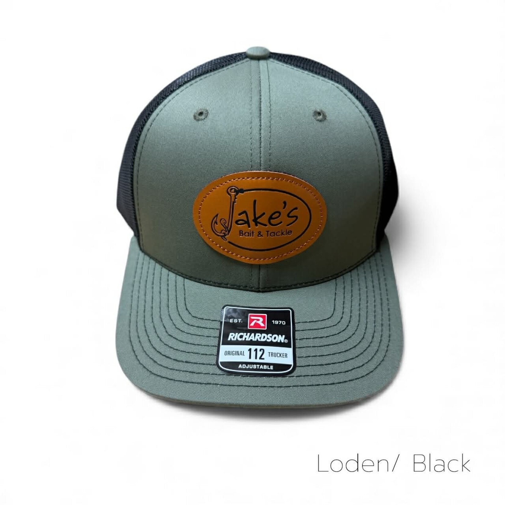 Jake's Bait Jake's Oval Leather Patch Hat (Richardson)