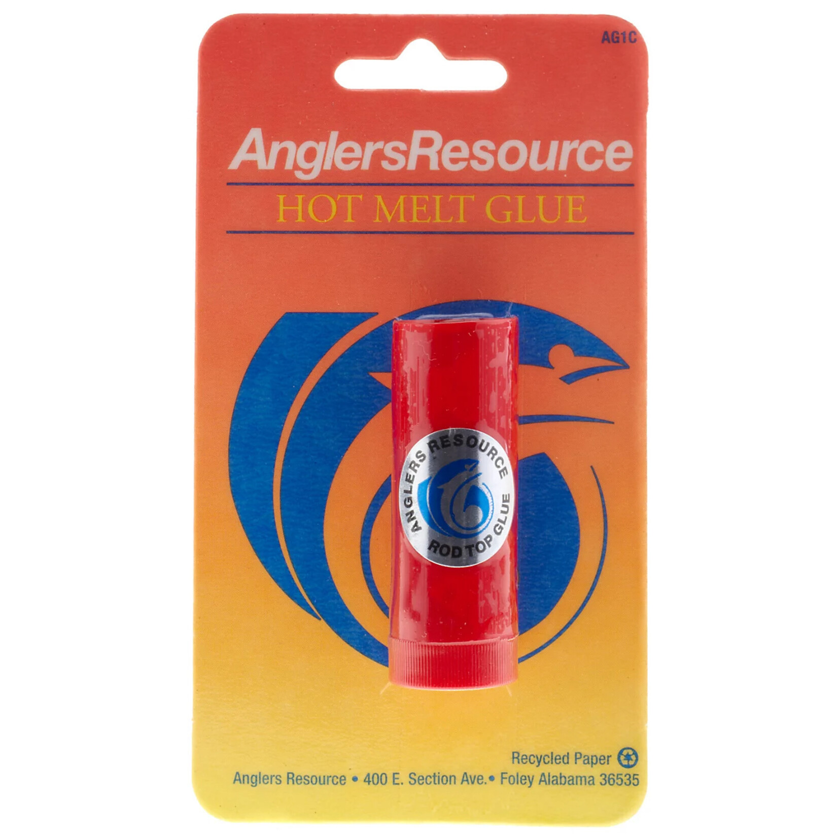 Anglers Resource Hot Melt Glue Red