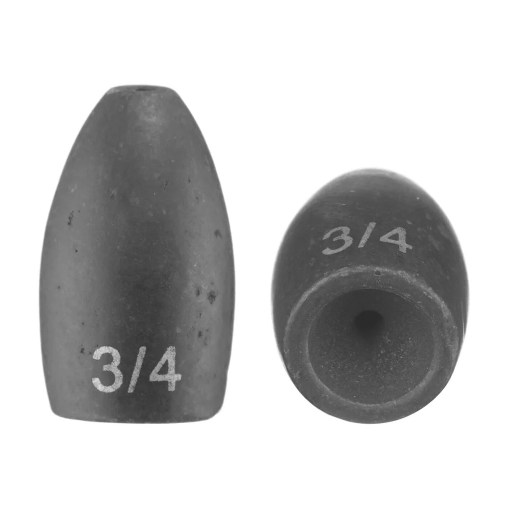 Bass Addiction Gear Flat Out Tungsten Bullet Weight Black