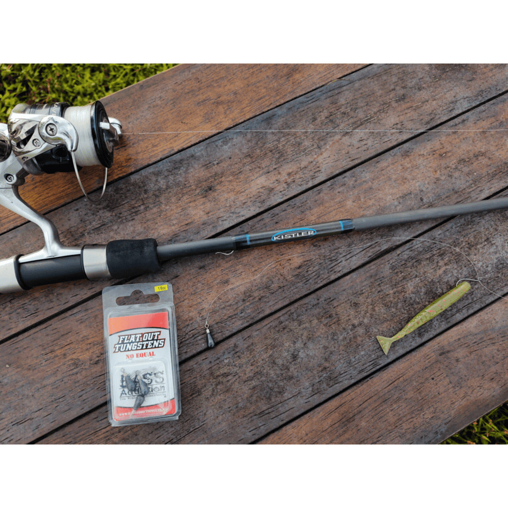 Bass Addiction Gear Flat Out Tungsten Drop Shot Weight (Tear Drop)