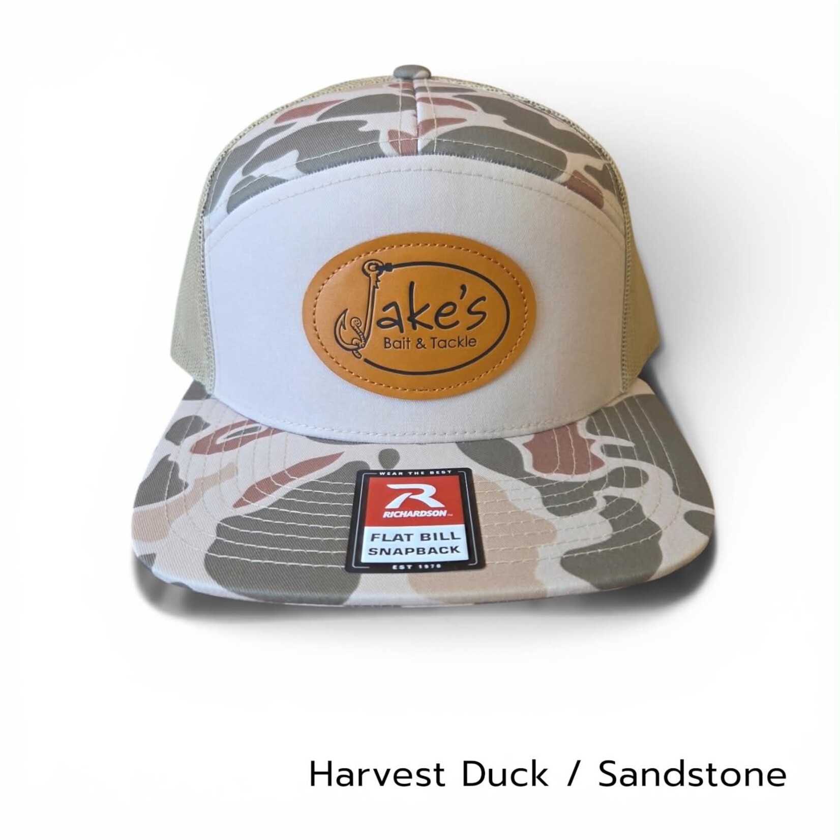 Jake's Bait Jake's Oval Leather Patch Hat (Richardson)