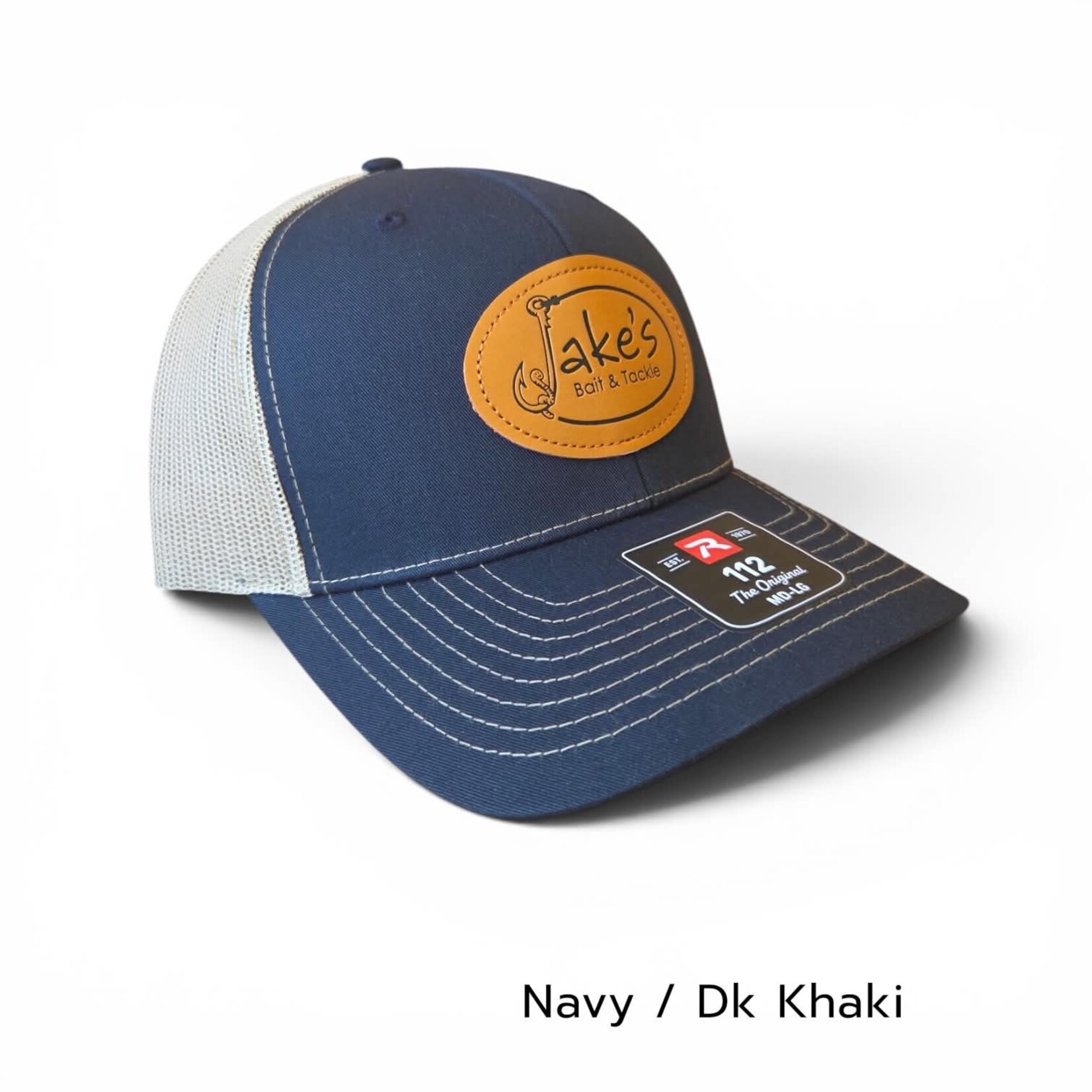 Jake's Bait Jake's Oval Leather Patch Hat (Richardson)