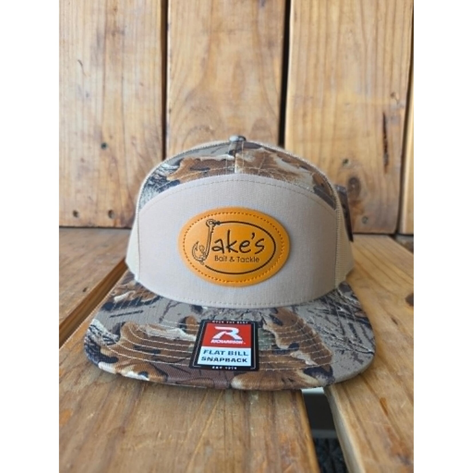 Jake's Bait Jake's Oval Leather Patch Hat (Richardson)