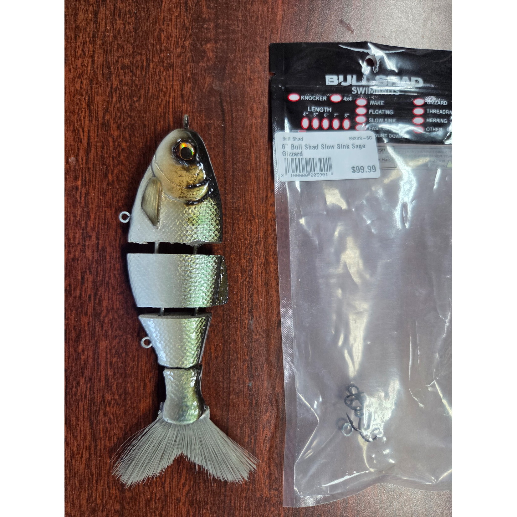 Bull Shad 5" Bull Shad Slow Sink