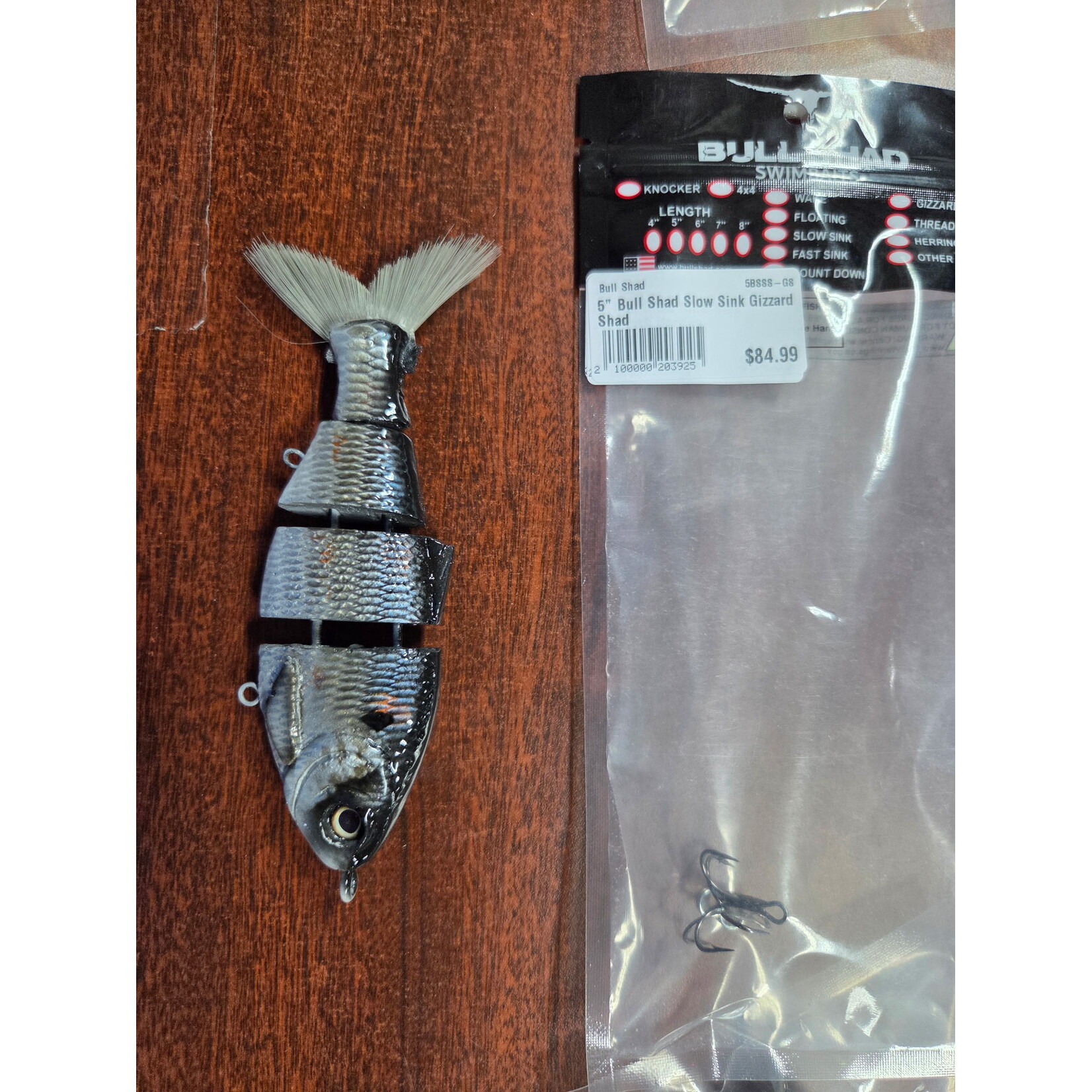 Bull Shad 5" Bull Shad Slow Sink