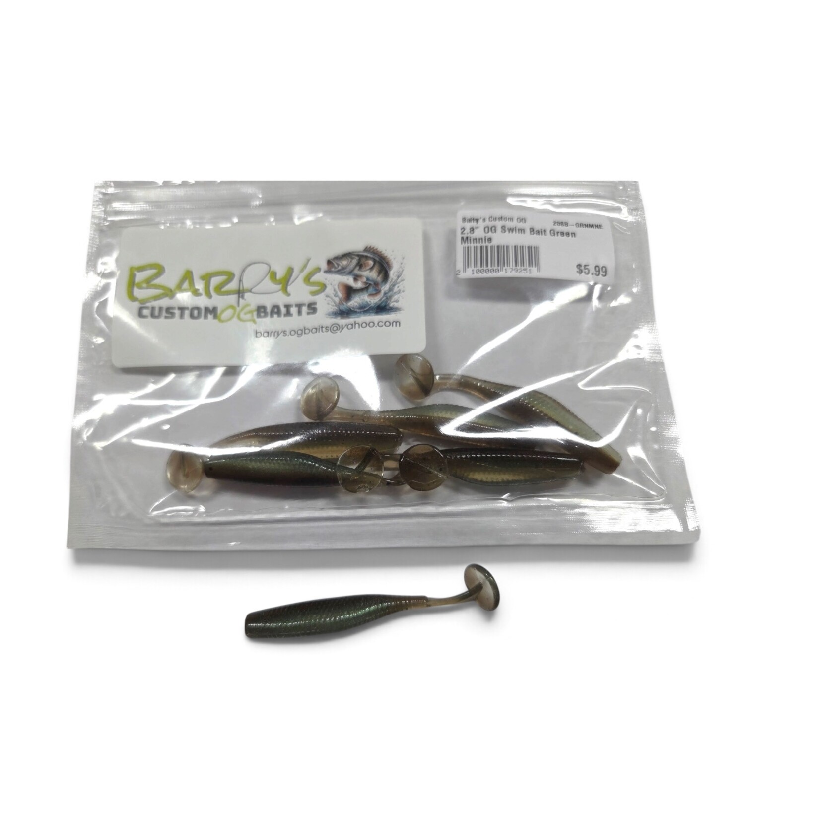 Barry's Custom OG Baits 2.8" OG Swim Bait