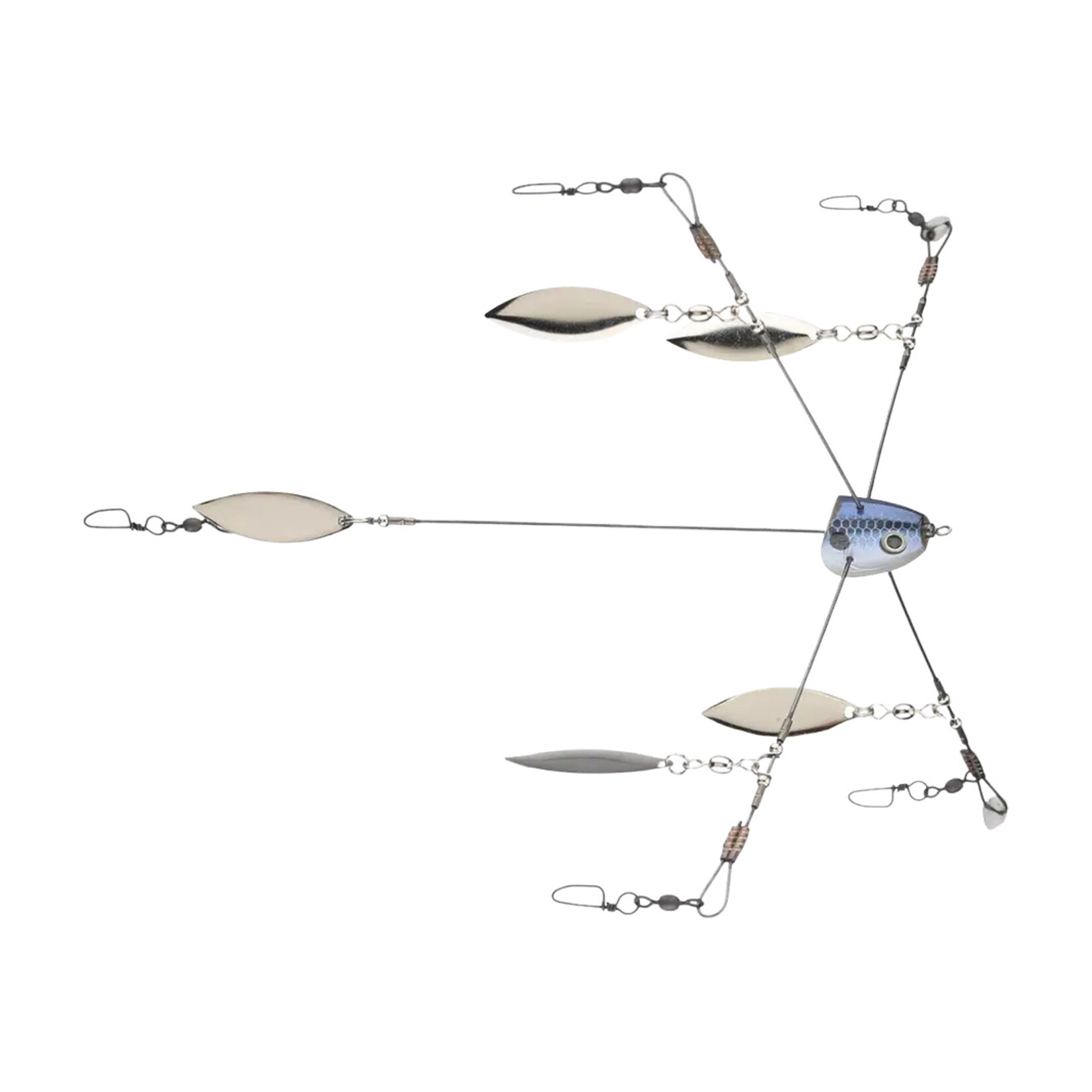 Strike King Tour Grade Titanium Umbrella Rig 9" Blue Gizzard Shad