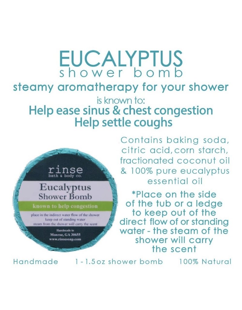 Rinse Bath & Body Eucalyptus Shower Bomb