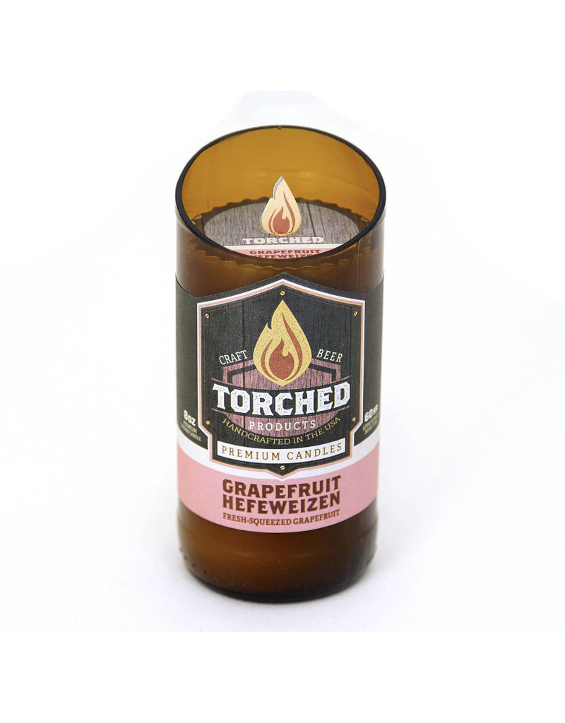 Torched Beer Bottle Candle
