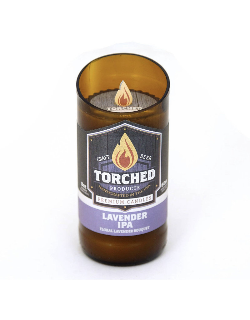 Torched Beer Bottle Candle
