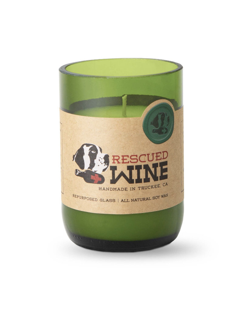 Rescued Wine Wine Bottle Candle