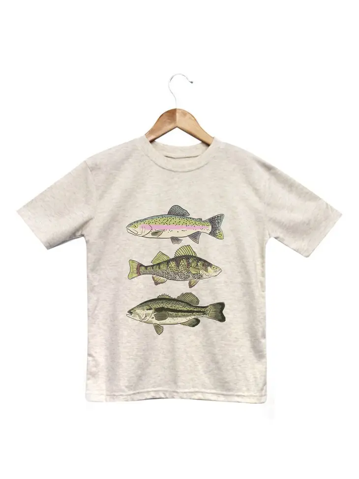 Barefoot Baby Three Fish Tee