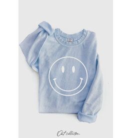 Oat Collective Smiley Vintage Pullover