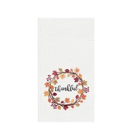 C & F Home Thankful Wreath Kitchen Towel