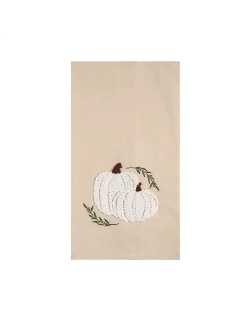 C & F Home White Pumpkin Kitchen Towel