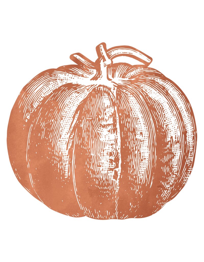 Hester & Cook Die Cut Pumpkin Placemat