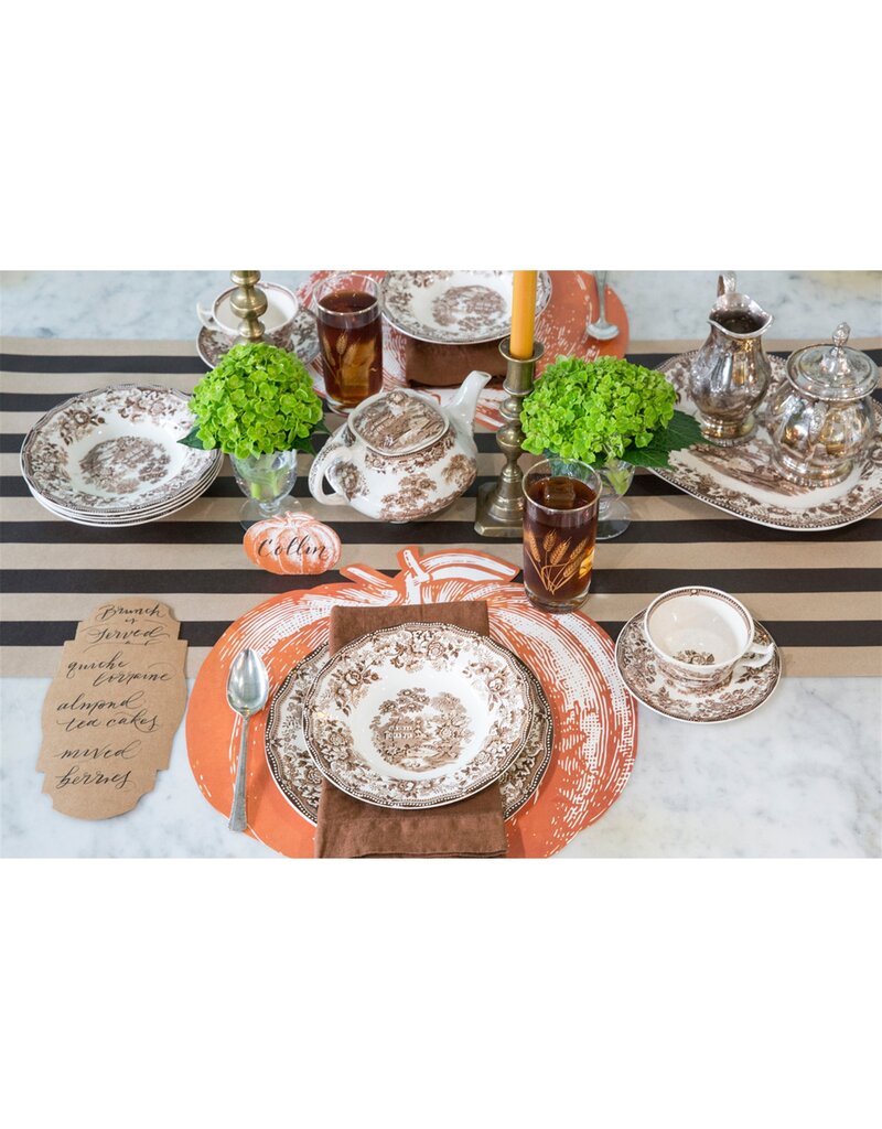 Hester & Cook Die Cut Pumpkin Placemat