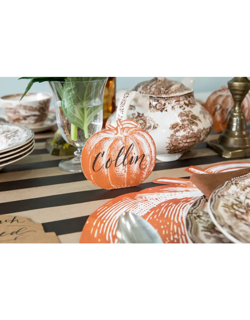 Hester & Cook Pumpkin Placecards