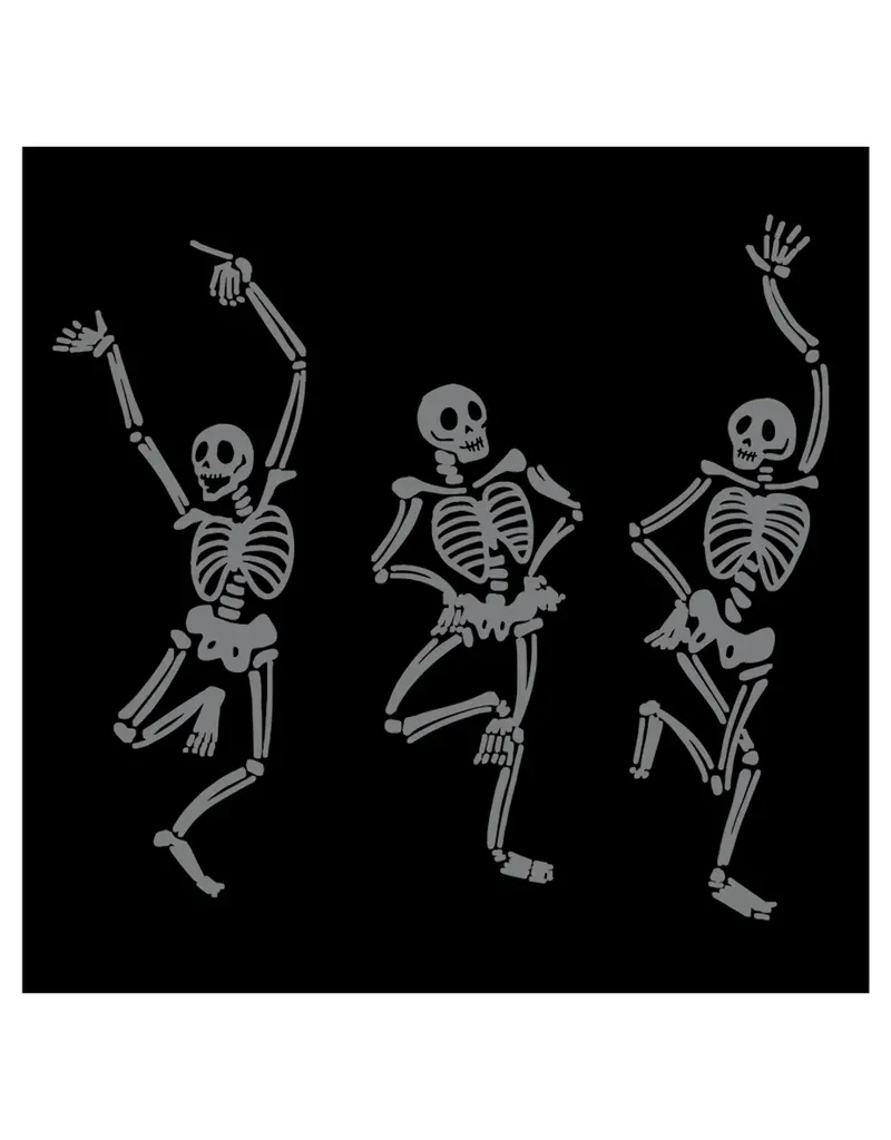 Hester & Cook Skeleton Dance Cocktail Napkin