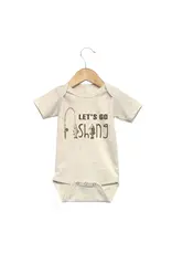 Barefoot Baby Let's Go Fishing Onesie