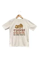 Barefoot Baby Cutest Chick in the Barn Tee