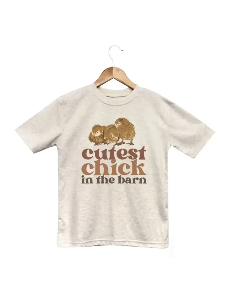 Barefoot Baby Cutest Chick in the Barn Tee