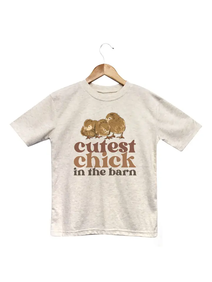 Barefoot Baby Cutest Chick in the Barn Tee