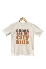 Barefoot Baby Shoes are for City Kids T-Shirt