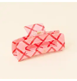 The Darling Effect Festive Plaid Claw Clip