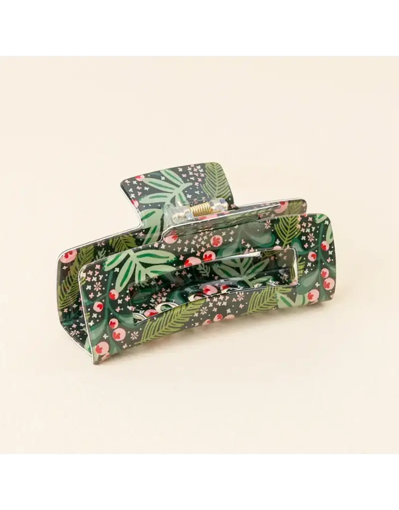 The Darling Effect Jolly Sprig Green Claw Clip