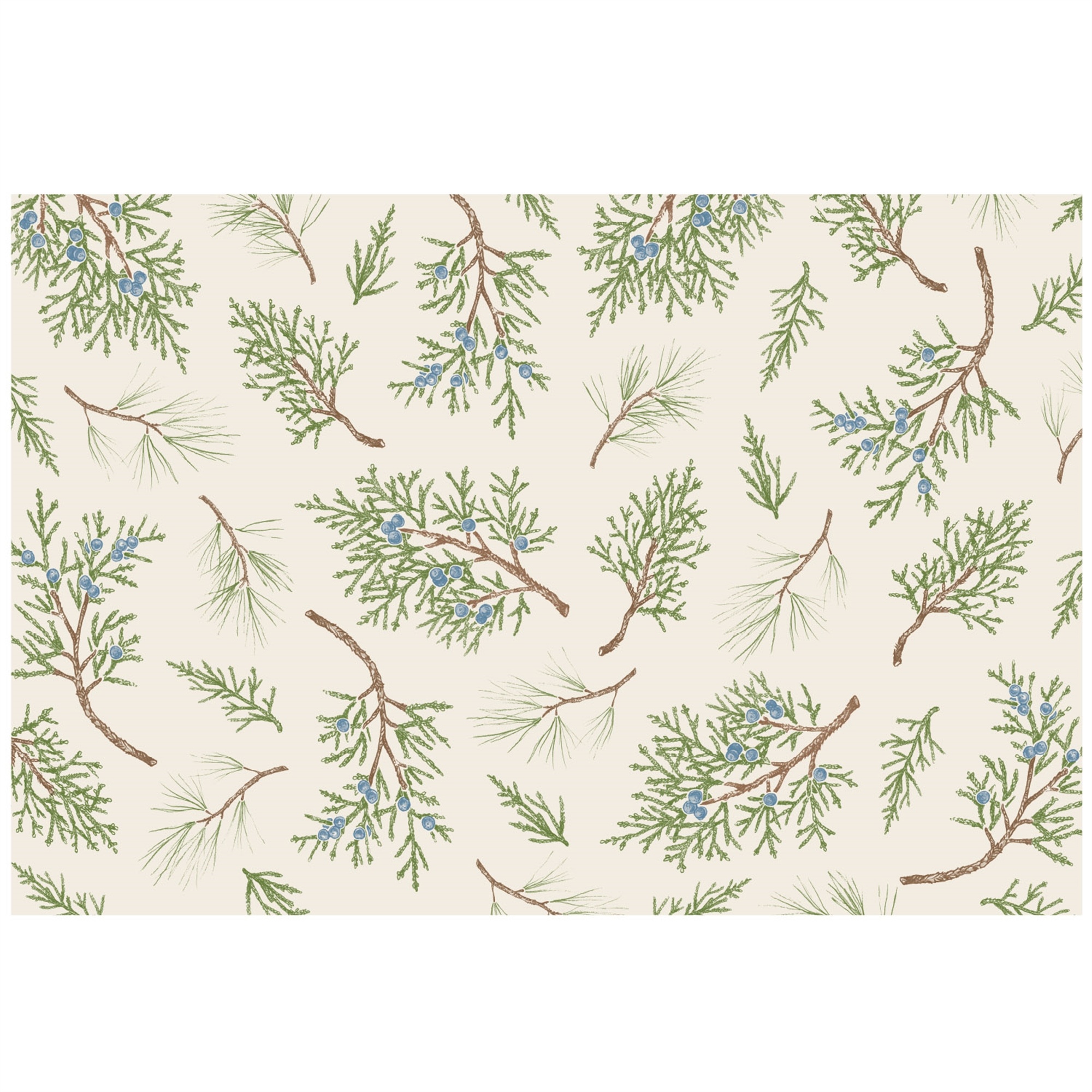 Hester & Cook Juniper Sprigs Placemats