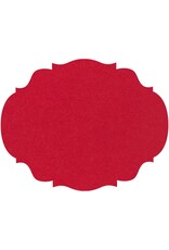 Hester & Cook Red French Frame Placemat