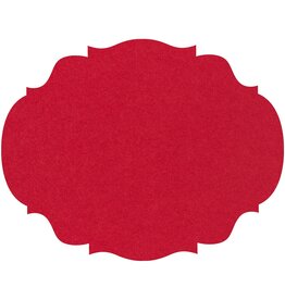 Hester & Cook Red French Frame Placemat