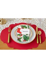 Hester & Cook Red French Frame Placemat