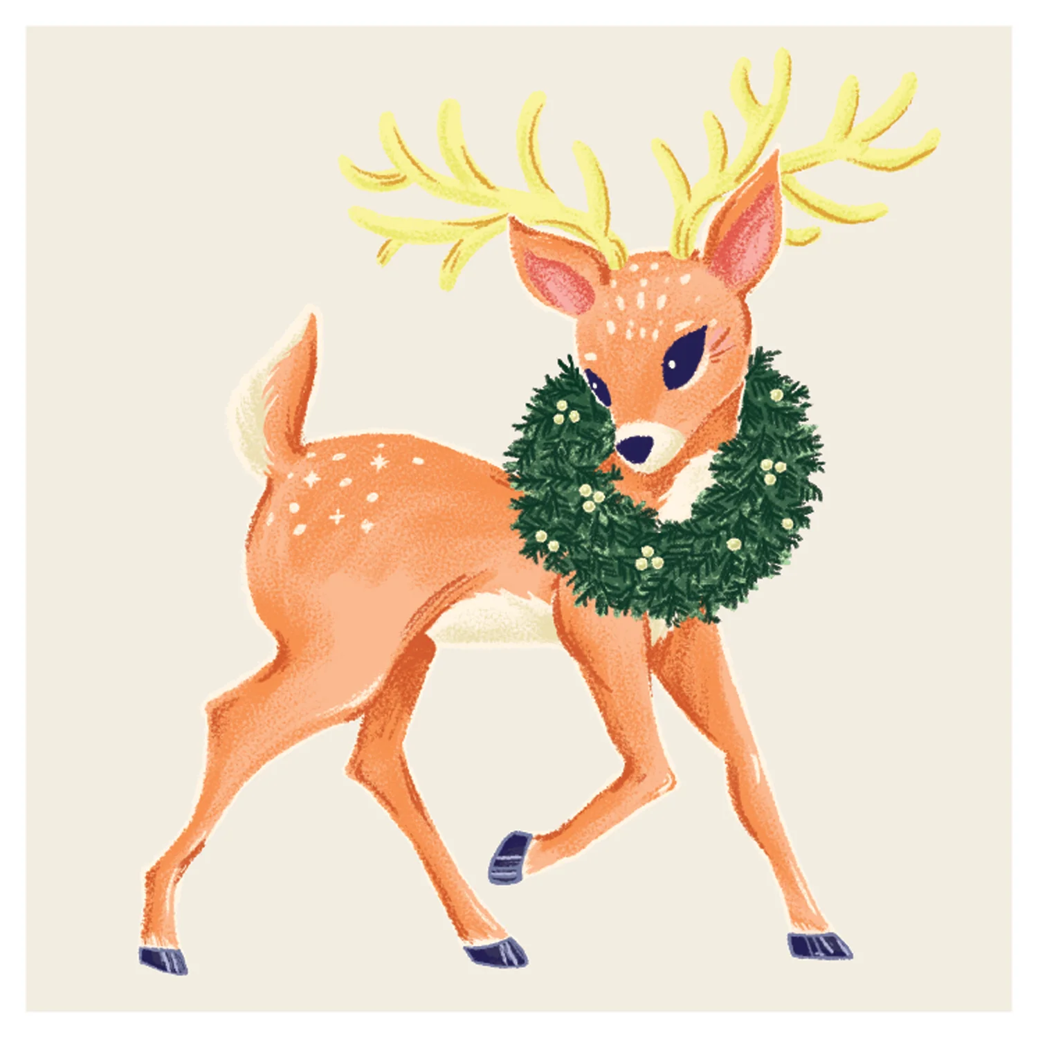 Hester & Cook Reindeer Cocktail Napkins