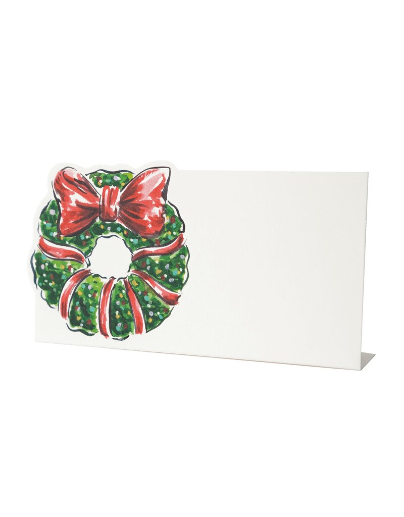 Hester & Cook Holiday Wreath Place Card