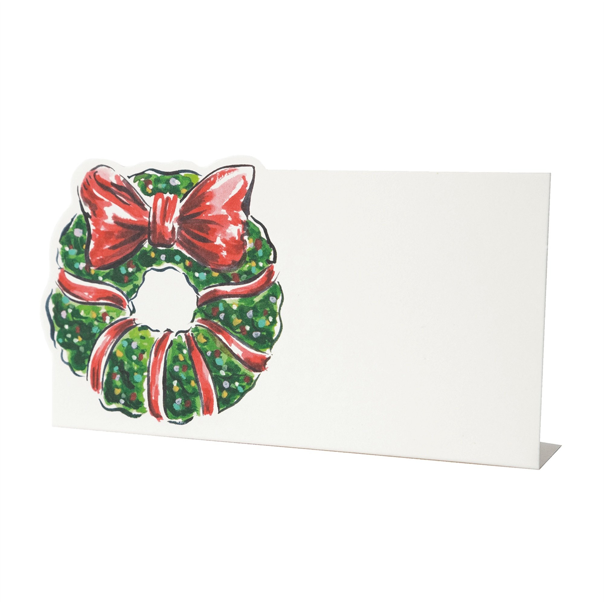 Hester & Cook Holiday Wreath Place Card