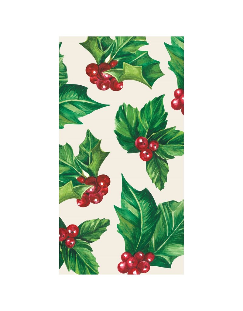 Hester & Cook Holly Guest Napkin