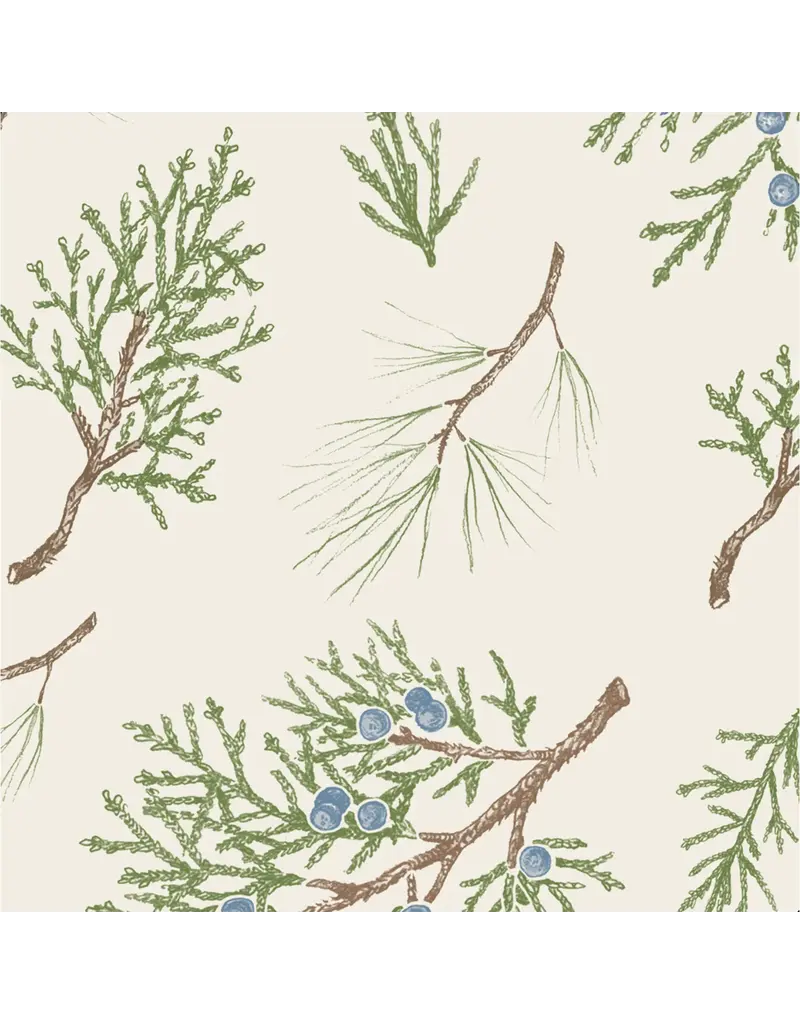 Hester & Cook Juniper Sprigs Cocktail Napkin