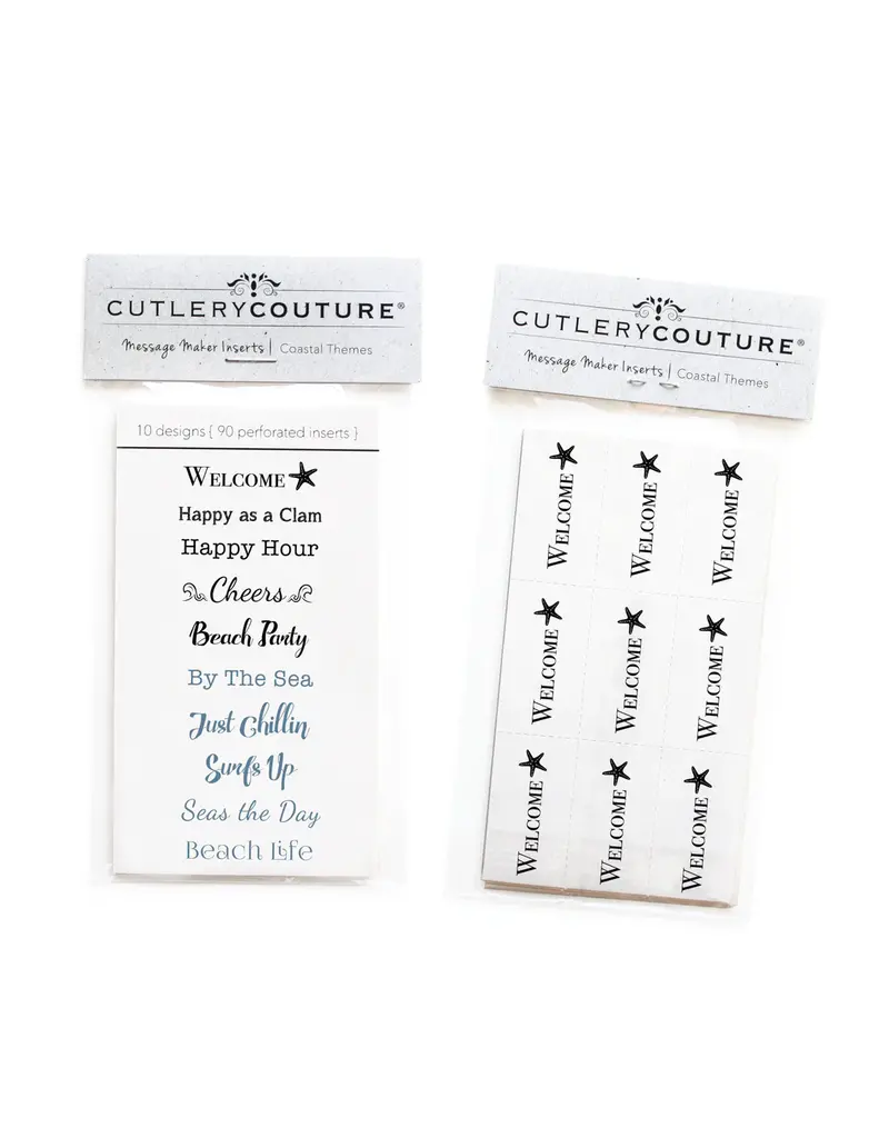 Cutlery Couture Paper Inserts