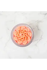 Multifaceted Large Flower Candle