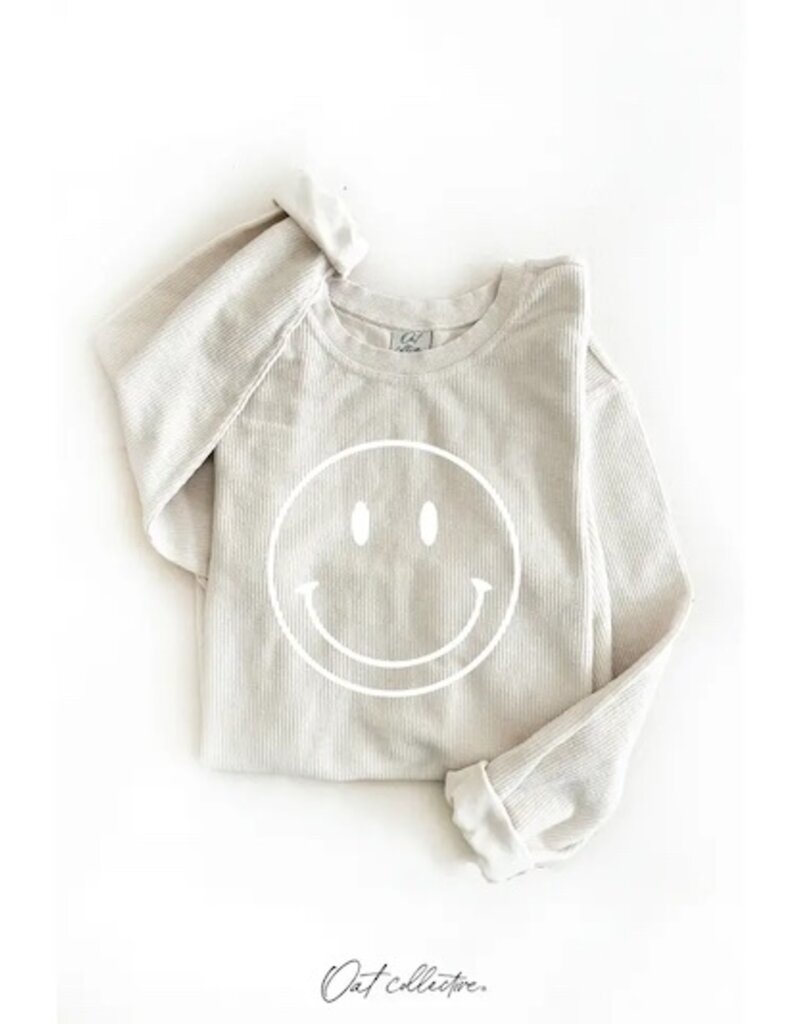 Oat Collective Smiley Vintage Pullover