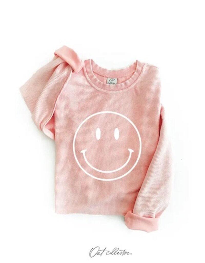 Oat Collective Smiley Vintage Pullover