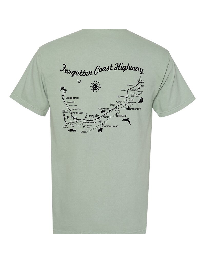 Forgotten Coast Highway Forgotten Coast Highway Pocket T-Shirt