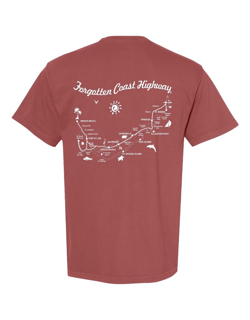 Forgotten Coast Highway Forgotten Coast Highway Pocket T-Shirt