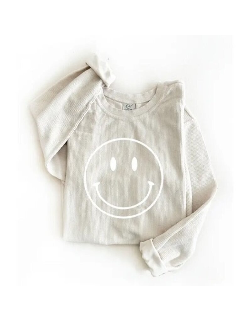 Oat Collective Smiley Vintage Pullover