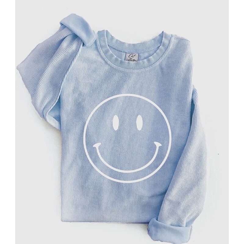 Oat Collective Smiley Vintage Pullover