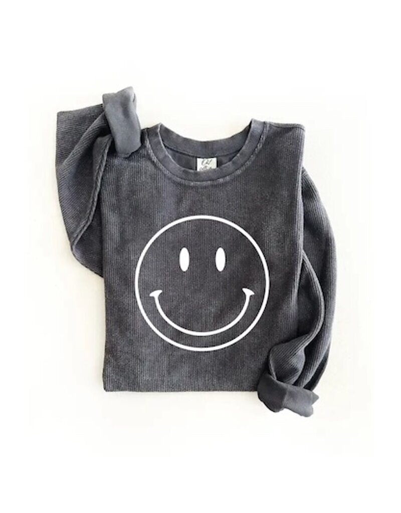 Oat Collective Smiley Vintage Pullover